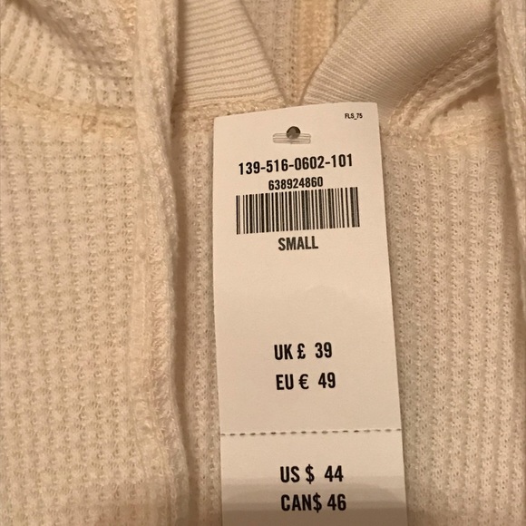 Brand new Abercrombie & Fitch waffle hoodie - Picture 8 of 8